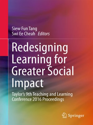 cover image of Redesigning Learning for Greater Social Impact